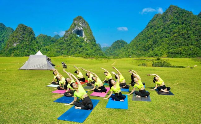 Thiền và yoga là hình thức phổ biến trong xu thế chữa lành 